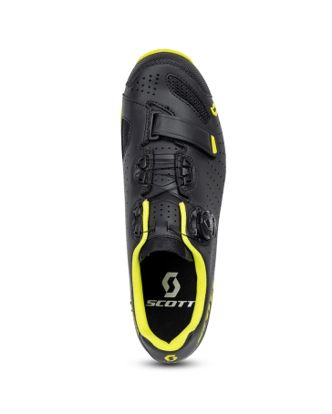 Chaussures VTT Homme MTB COMP BOA® Noir/Jaune