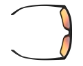 Lunettes Unisexe TUNE Noir/Rouge Chrome Enhancer - Image 4/4