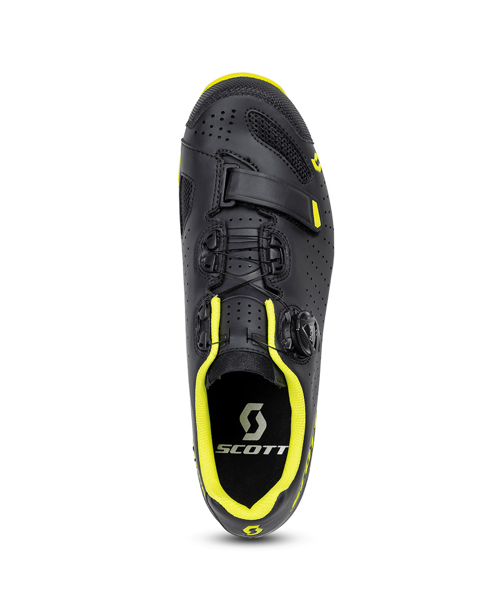Chaussures VTT Homme MTB COMP BOA® Noir/Jaune