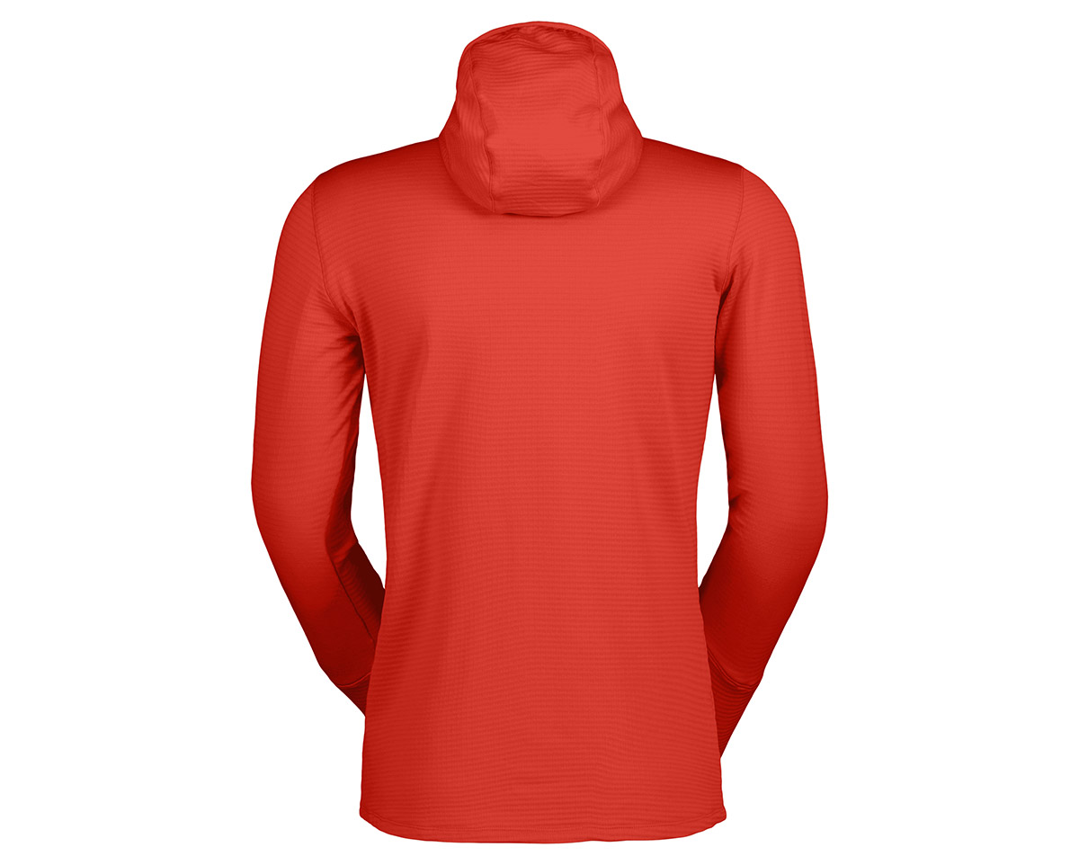 Veste polaire Homme DEFINED LIGHT HOODY Rouge Turbo